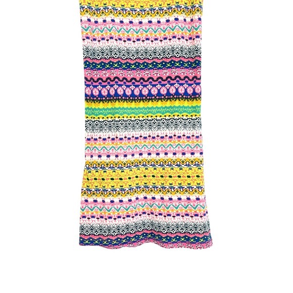 Mossimo Vintage‎ Y2K Retro Tank Top Womens Size M Rainbow Stripe Long Stretch - Picture 3 of 8